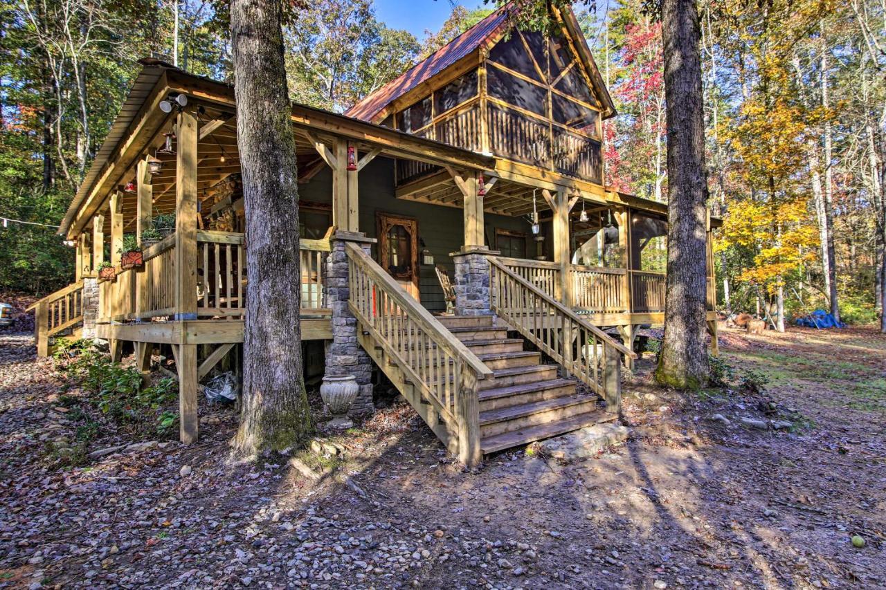 5-Acre North Georgia Mountain Retreat With Creek! Villa Sautee Nacoochee Buitenkant foto