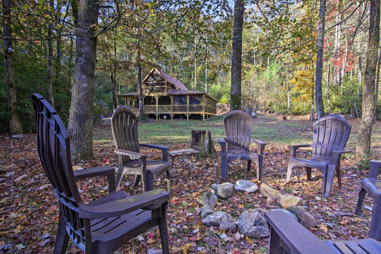 5-Acre North Georgia Mountain Retreat With Creek! Villa Sautee Nacoochee Buitenkant foto