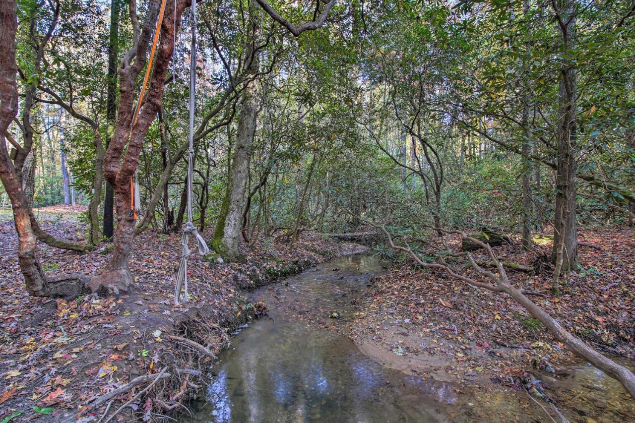5-Acre North Georgia Mountain Retreat With Creek! Villa Sautee Nacoochee Buitenkant foto